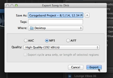 Save Garageband File As Mp3 Mac
